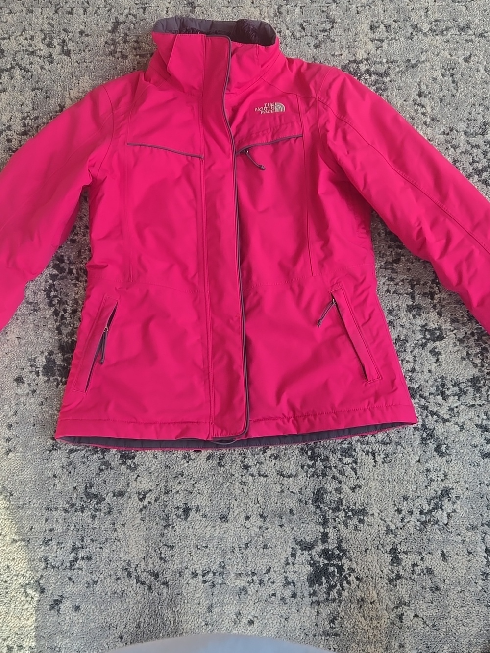 The North Face Bright Pink Ski/Snow Jacket